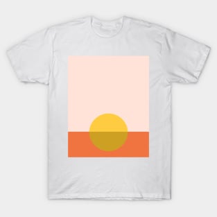 Mid century modern sunset T-Shirt